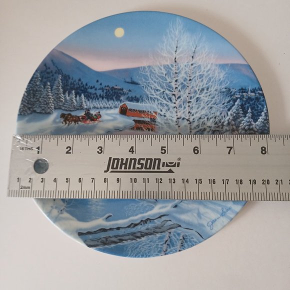 Vintage W.S. George Collector Plate 1991 Jingle Bells The Spirit of Christmas - Picture 6 of 13